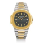 باتيك فيليب نوتيلوس ذهبي وفضي - Patek Philippe Nautilus Two Tone Gold Silver
