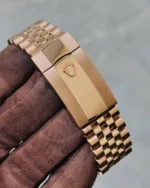 ⁦ساعة رولكس سكاي دويلر روز جولد زرقاء - Rolex Sky-Dweller Rose Gold Blue⁩ - الصورة ⁦2⁩