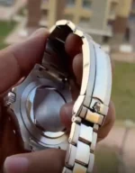 ⁦ساعة رولكس صابمارينر إطار أزرق - Rolex Submariner Blue Bezel Black Dial⁩ - الصورة ⁦3⁩