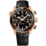 أوميجا سي ماستر بلانيت أوشن ذهبي - Omega Seamaster Planet Ocean 600M Gold & Black