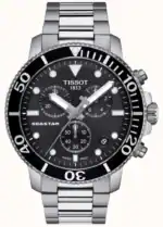 ساعة تيسوت سي ستار 1000 ستيل ميناء أسود - Tissot Seastar 1000 Steel Black Dial