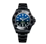 ساعة رولكس ديب سي سوداء مينا بلو - Rolex Deepsea Black D-Blue Dial