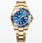 ساعة رولكس صبمارينر زرقاء وذهب - Rolex Submariner Blue Gold Egypt