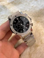 ⁦ساعة هوبلت كلاسيك فيوجن معدن ميناء أسود - Hublot Classic Fusion Steel Black⁩ - الصورة ⁦2⁩