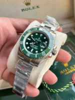 ⁦ساعة رولكس صبمارينر خضراء - Rolex Submariner Date Green Egypt⁩ - الصورة ⁦12⁩