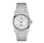 ساعة تيسوت PRX أوتوماتيك أبيض فضي أصلية - Tissot PRX Powermatic 80 Silver White Dial Watch