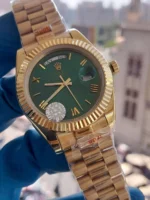 ⁦رولكس داي ديت - Rolex Day-Date Yellow Gold Green Dial⁩ - الصورة ⁦2⁩
