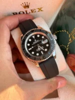 ⁦ساعة رولكس يخت ماستر 42 فضي - Rolex Yacht-Master 42 Oysterflex⁩ - الصورة ⁦2⁩