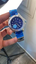 ⁦ساعة رولكس يخت ماستر زرقاء - Rolex Yacht-Master 40 Blue Dial Egypt⁩ - الصورة ⁦3⁩