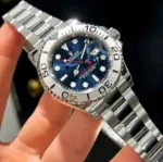 ⁦ساعة رولكس يخت ماستر زرقاء - Rolex Yacht-Master 40 Blue Dial Egypt⁩ - الصورة ⁦4⁩