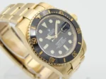 ⁦ساعة رولكس صابمارينر ذهب كامل - Rolex Submariner Full Gold Black Dial⁩ - الصورة ⁦2⁩