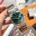 ⁦ساعة تيسوت PRX أوتوماتيك أخضر أصلية - Tissot PRX Powermatic 80 Green Dial Watch⁩ - الصورة ⁦2⁩