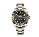 ساعة رولكس سكاي دويلر أسود ذهبي - Rolex Sky-Dweller Black Two-Tone
