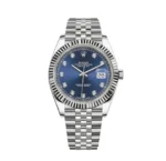 ساعة رولكس دايت جست زرقاء فصوص - Rolex Datejust Blue Diamond Dial