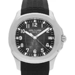 ⁦باتيك فيليب أكوانوت أسود - Patek Philippe Aquanaut Black Dial Rubber Strap⁩ - الصورة ⁦3⁩