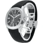 ⁦باتيك فيليب أكوانوت أسود - Patek Philippe Aquanaut Black Dial Rubber Strap⁩ - الصورة ⁦4⁩