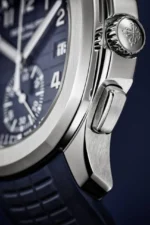 ⁦باتيك فيليب أكوانوت أزرق - Patek Philippe Aquanaut Blue Dial Rubber Strap⁩ - الصورة ⁦2⁩