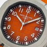 ⁦باتيك فيليب أكوانوت برتقالي كرونوغراف - Patek Philippe Aquanaut Orange Chronograph⁩ - الصورة ⁦4⁩