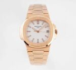 باتيك فيليب نوتيلوس نحاسي ميناء أبيض - Patek Philippe Nautilus Copper White Dial