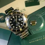 ⁦ساعة رولكس صابمارينر أسود ذهبي - Rolex Submariner Black Two-Tone⁩ - الصورة ⁦2⁩