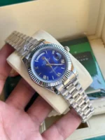 ⁦رولكس داي ديت - Rolex Day-Date Silver Blue Dial⁩ - الصورة ⁦6⁩