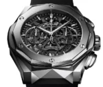 ⁦ساعة هوبلت أورلينسكي أسود مفرغ - Hublot Orlinski Black Skeleton⁩ - الصورة ⁦2⁩