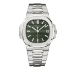 باتيك فيليب نوتيلوس أخضر - Patek Philippe Nautilus Olive Green Dial Steel