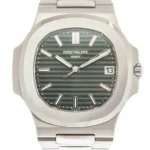 ⁦باتيك فيليب نوتيلوس أخضر - Patek Philippe Nautilus Olive Green Dial Steel⁩ - الصورة ⁦2⁩