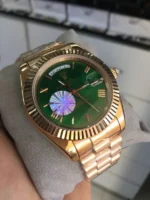 ⁦رولكس داي ديت - Rolex Day-Date Yellow Gold Green Dial⁩ - الصورة ⁦4⁩