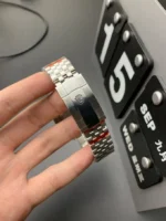 ⁦ساعة رولكس دايت جست رمادي فضي - Rolex Datejust Grey Dial Steel⁩ - الصورة ⁦2⁩