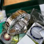 ⁦ساعة رولكس صبمارينر أزرق ذهبي - Rolex Submariner Blue Two-Tone⁩ - الصورة ⁦2⁩