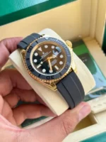⁦ساعة رولكس يخت ماستر 42 ذهب أصفر - Rolex Yacht-Master 42 Yellow Gold⁩ - الصورة ⁦3⁩