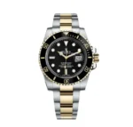 ساعة رولكس صابمارينر أسود ذهبي - Rolex Submariner Black Two-Tone
