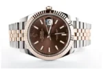 ⁦ساعة رولكس دايت جست روز جولد بني - Rolex Datejust Chocolate Dial⁩ - الصورة ⁦2⁩