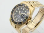 ⁦ساعة رولكس صابمارينر ذهب كامل - Rolex Submariner Full Gold Black Dial⁩ - الصورة ⁦3⁩