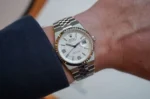 ⁦ساعة رولكس لاند دويلر فضي - Rolex Land-Dweller Silver Egypt⁩ - الصورة ⁦2⁩