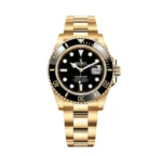 ساعة رولكس صابمارينر ذهب كامل - Rolex Submariner Full Gold Black Dial