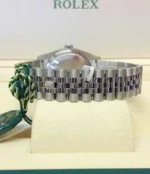 ⁦ساعة رولكس دايت جست زرقاء فصوص - Rolex Datejust Blue Diamond Dial⁩ - الصورة ⁦3⁩