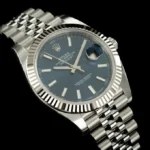⁦ساعة رولكس دايت جست زرقاء فضي - Rolex Datejust Blue Dial Steel⁩ - الصورة ⁦5⁩