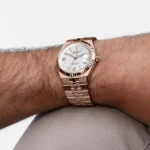 ⁦ساعة رولكس لاند دويلر روز جولد - Rolex Land-Dweller Rose Gold Egypt⁩ - الصورة ⁦3⁩